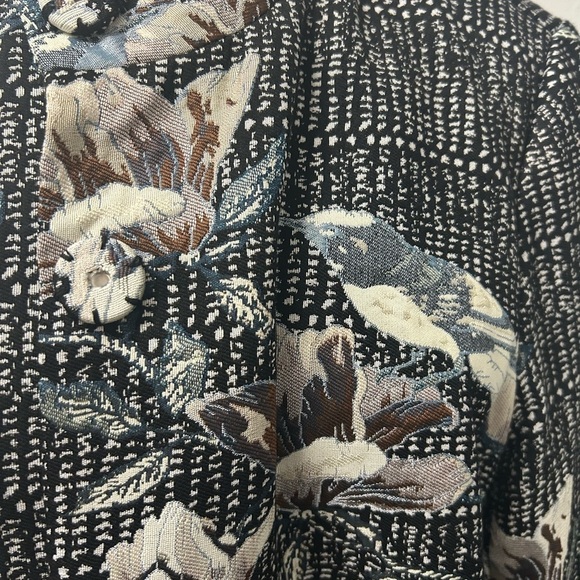 Floral Patterned Long Sleeve Dress jacket - Picture 2 of 6